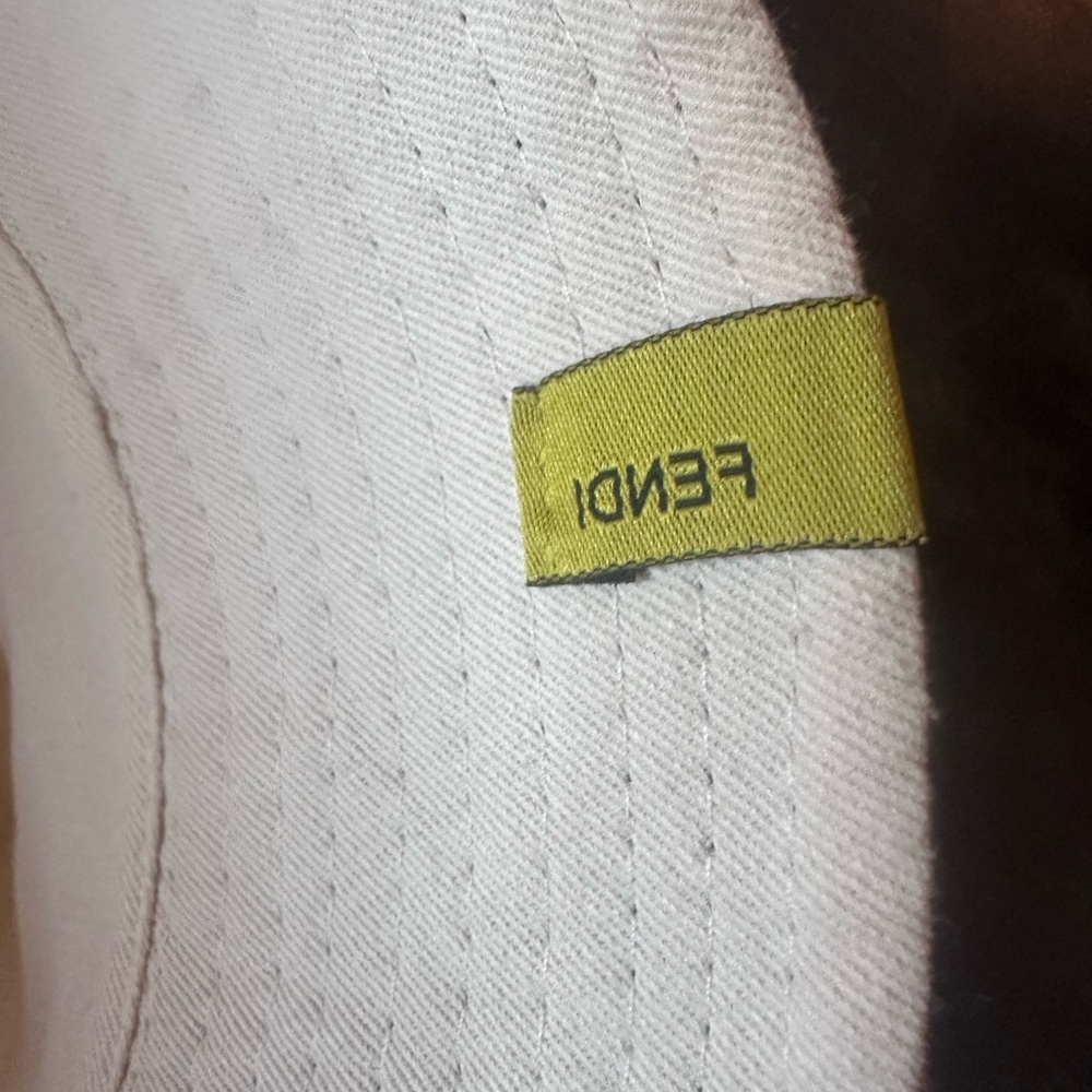 Stylish Tan FF Logo Bucket Hat - Picture 4 of 4